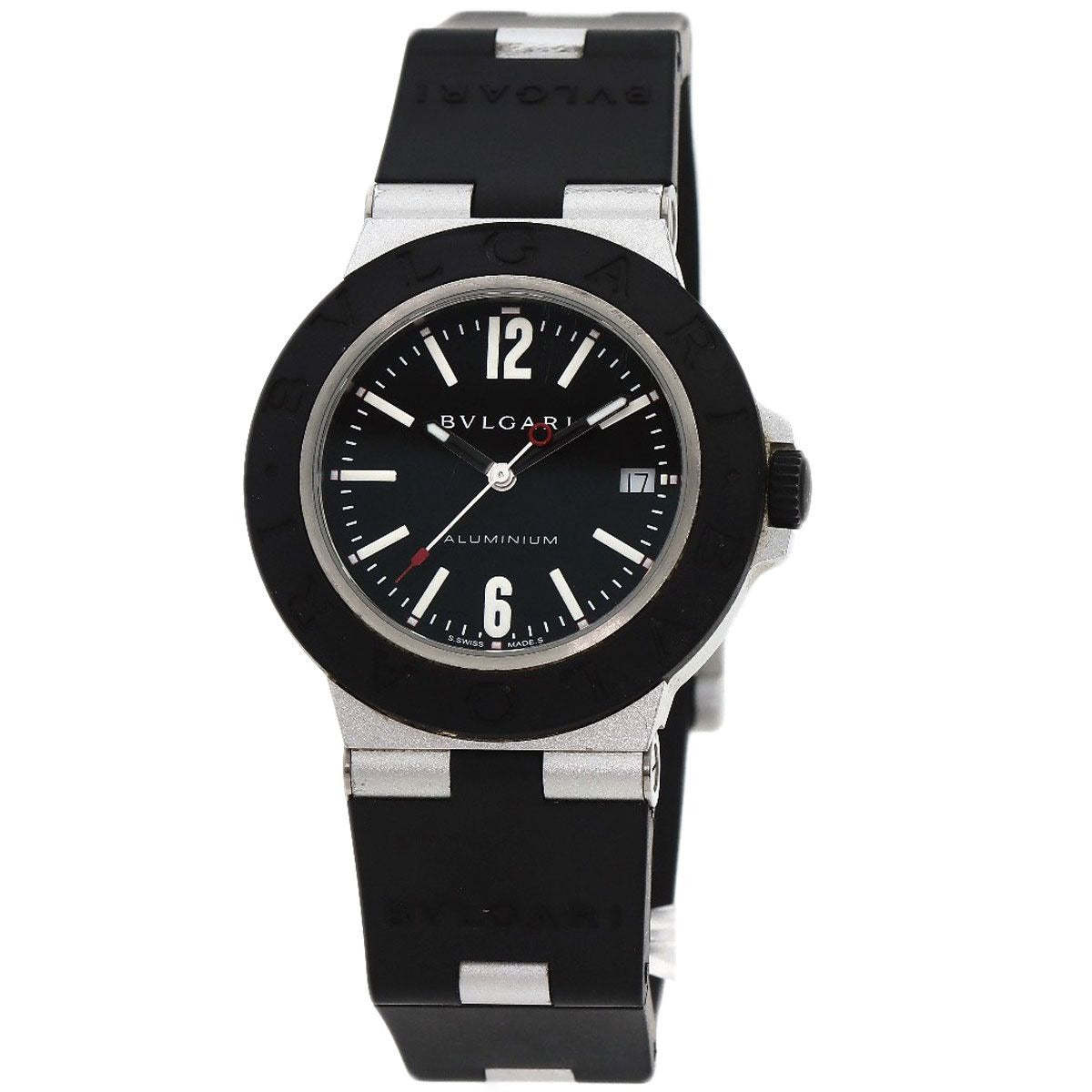 Bvlgari Aluminum Date Watch Rubber