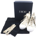 Dior Homme Astero Canvas High Cut Sneakers White 40 — view 2