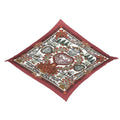 Hermes 90's Vintage Decoupages 100% Silk Pleated Scarf Shawl