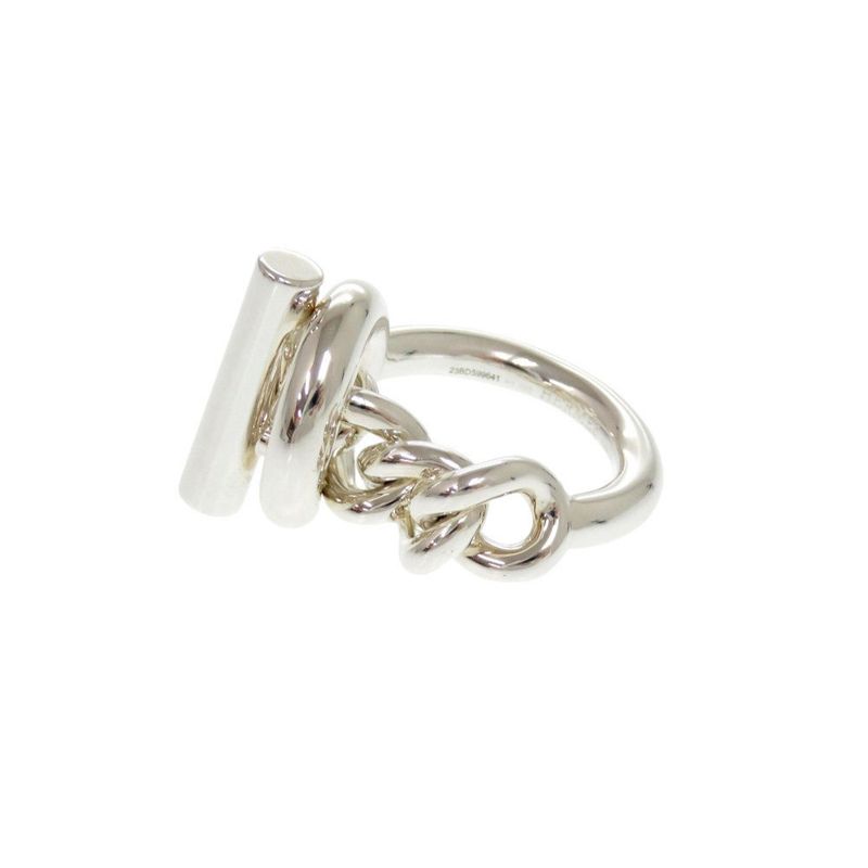 Hermes Croisette Size 55 Silver 925 Ring 0136 — view 5