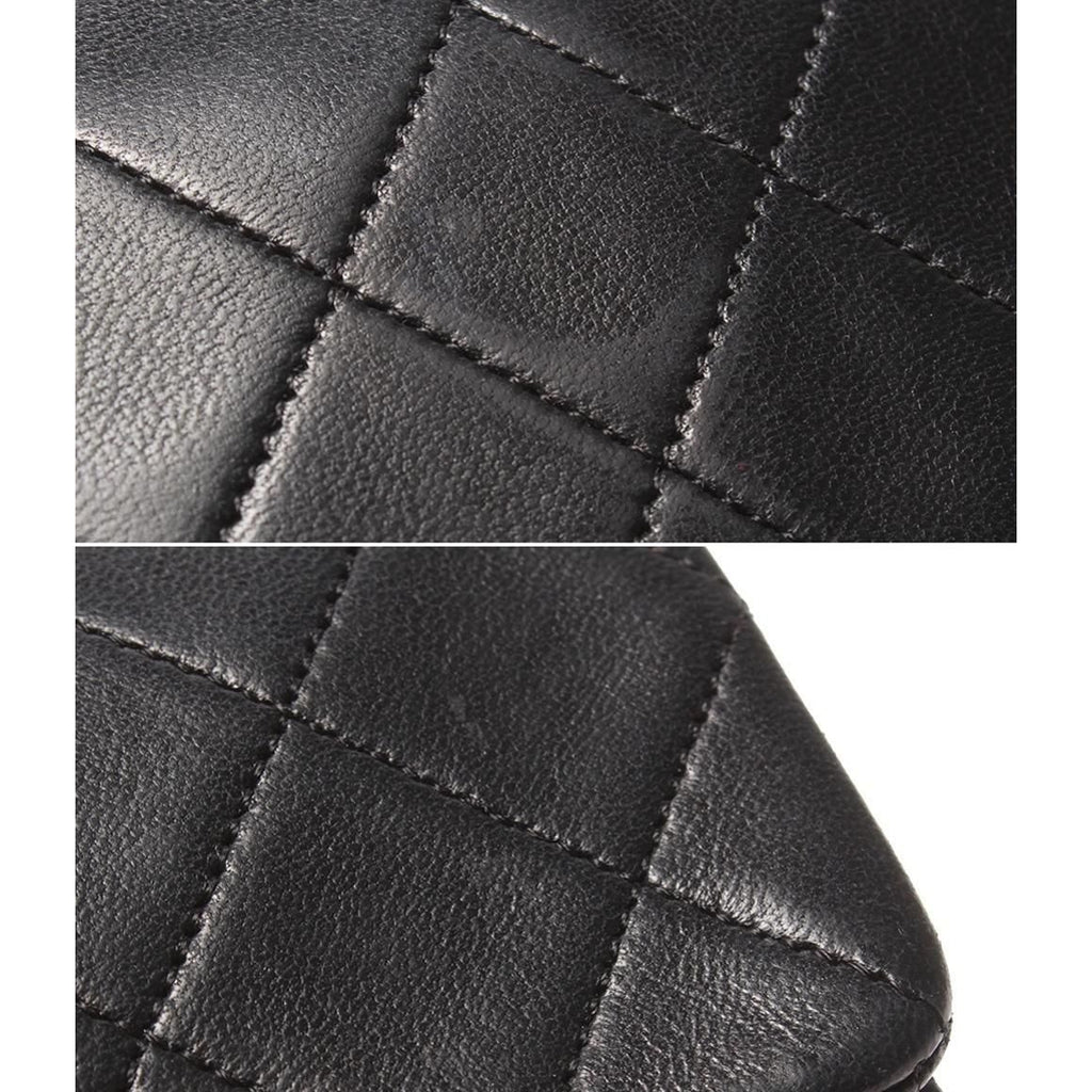 Chanel Chain Shoulder Bag Gold Lambskin Quilted Single Flap — view 6
