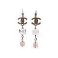 Chanel Accessories CC Logo Clear Pink Cube 08 P Silver
