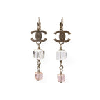 Chanel Accessories CC Logo Clear Pink Cube 08 P Silver