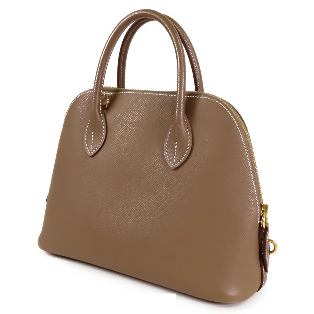 Hermes Bolide 1923 25 Etoupe Gold Epsom 2-Way Shoulder Bag — view 2