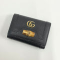 Gucci Key Case Leather Black Holder
