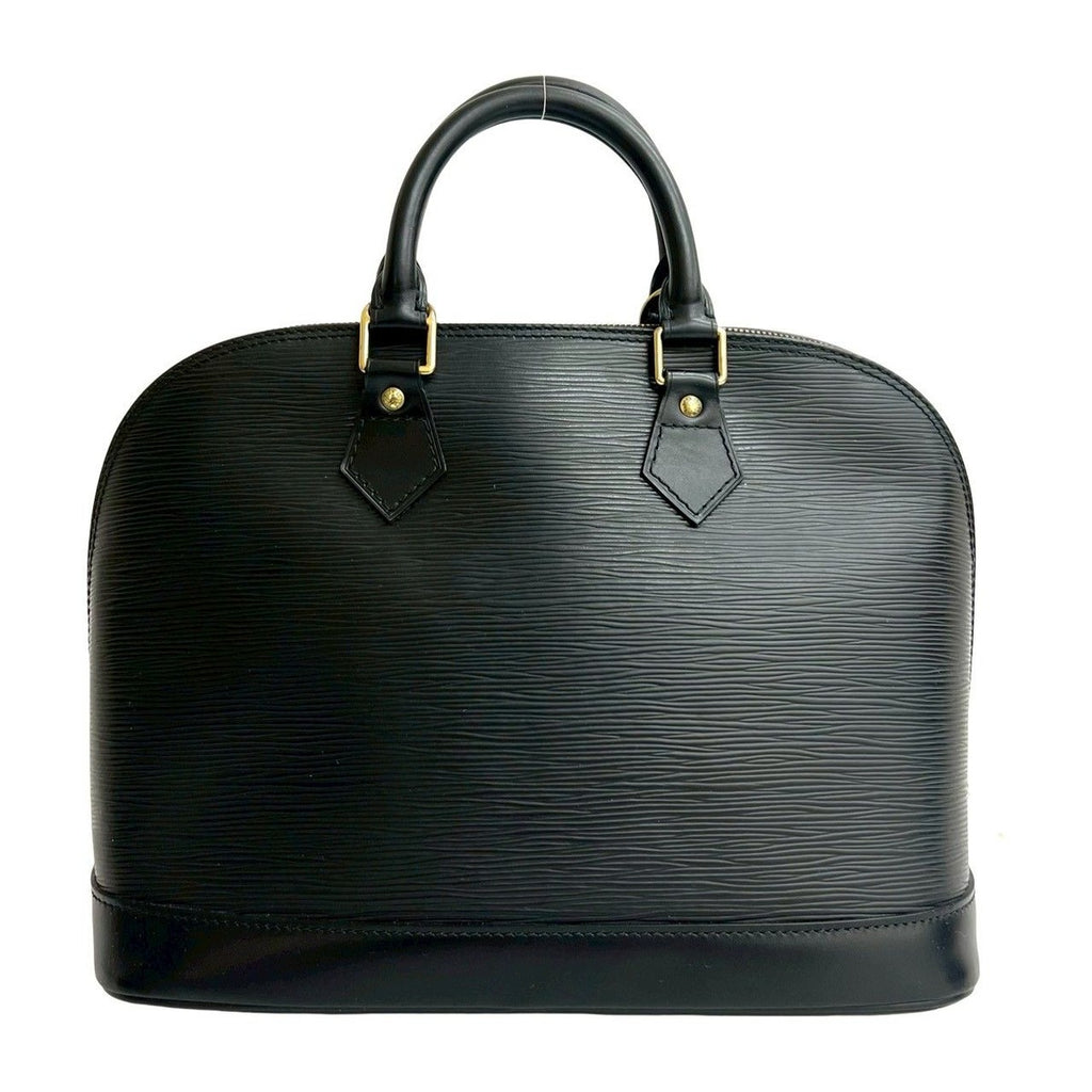 Louis Vuitton Vintage Alma Epi Leather Boston Bag Black — view 3