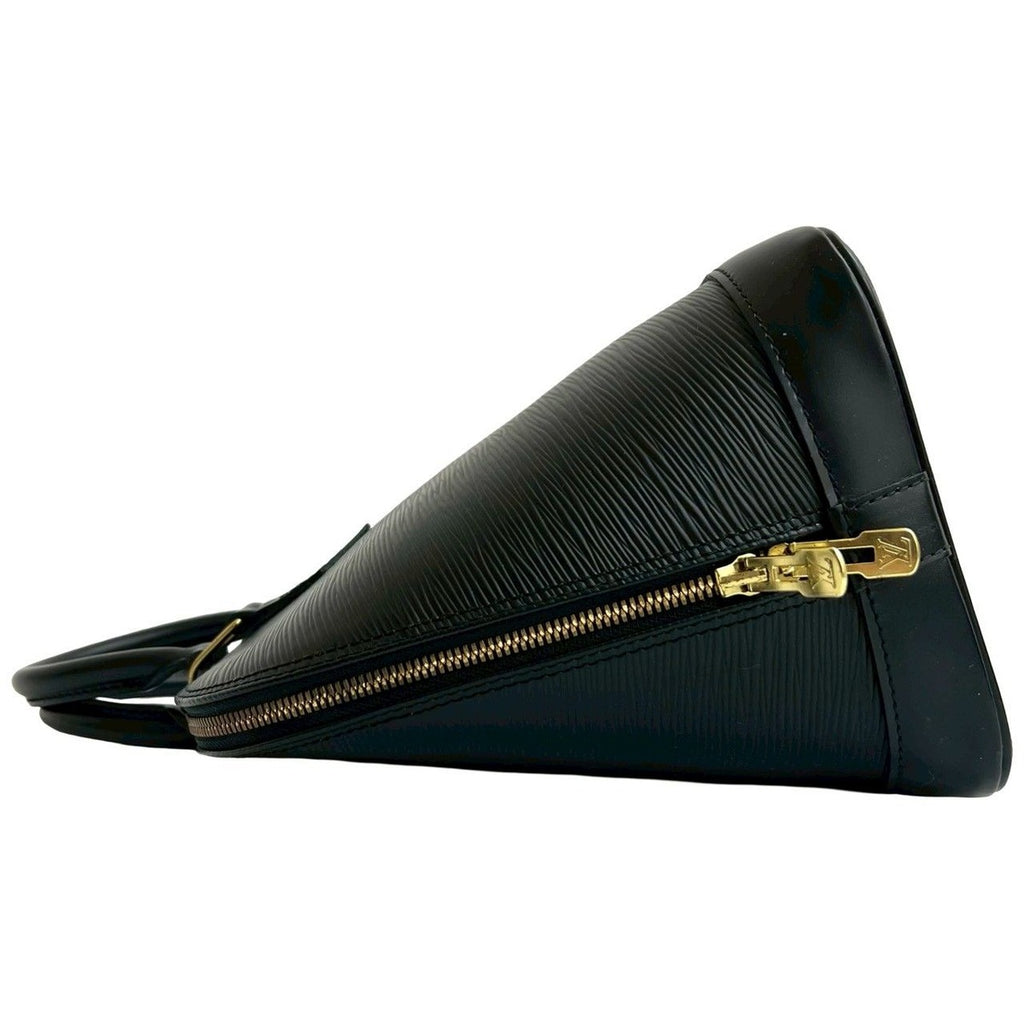 Louis Vuitton Vintage Alma Epi Leather Boston Bag Black — view 5