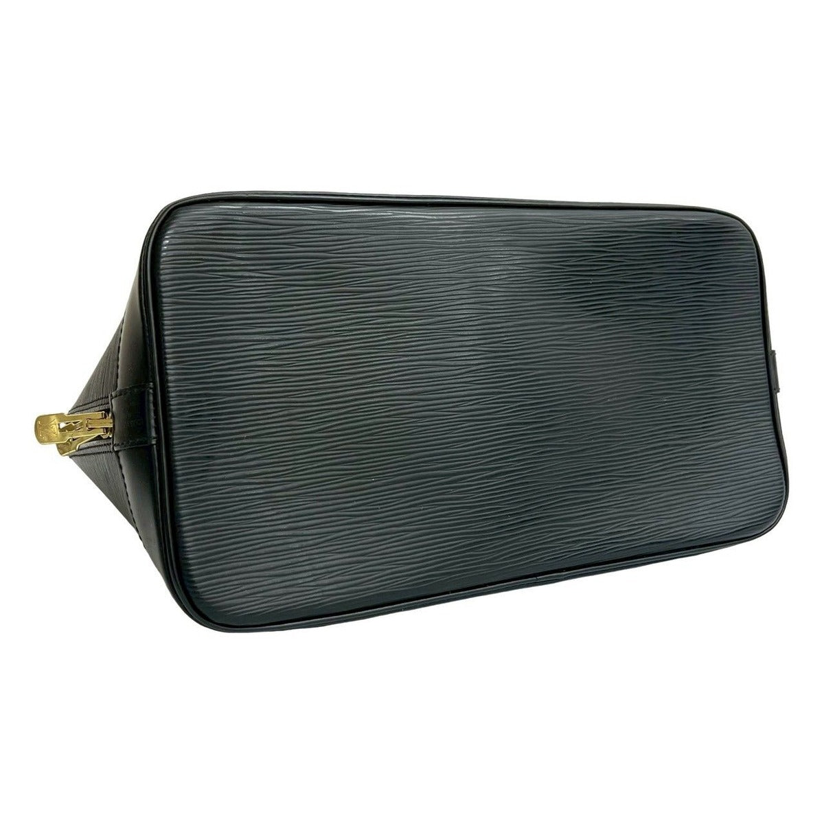 Louis Vuitton Vintage Alma Epi Leather Boston Bag Black — view 7