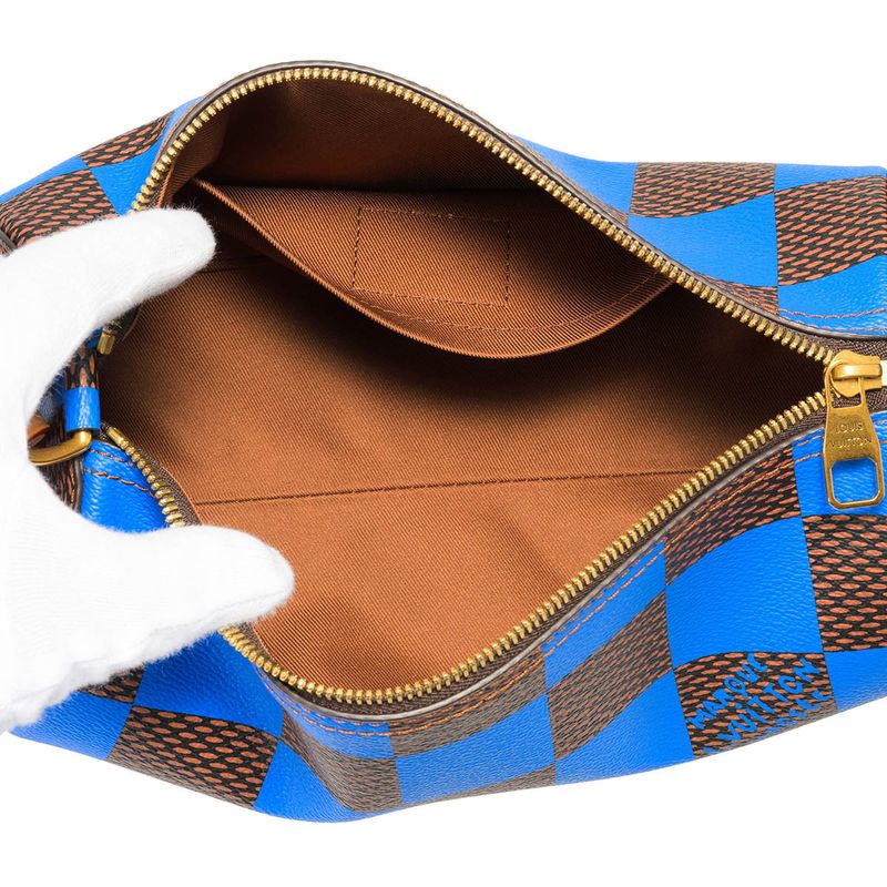Louis Vuitton Shoulder Bag Soft Porochon PM Blue — view 5
