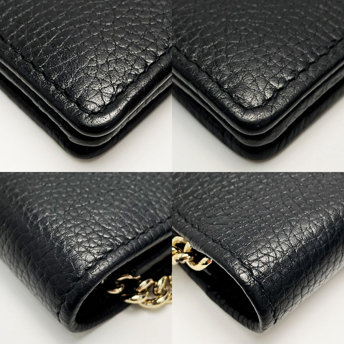 Gucci Soho Black Shoulder Bag Interlocking GG — view 8