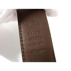 Gucci Belt Interlocking G Black Leather Super — view 2