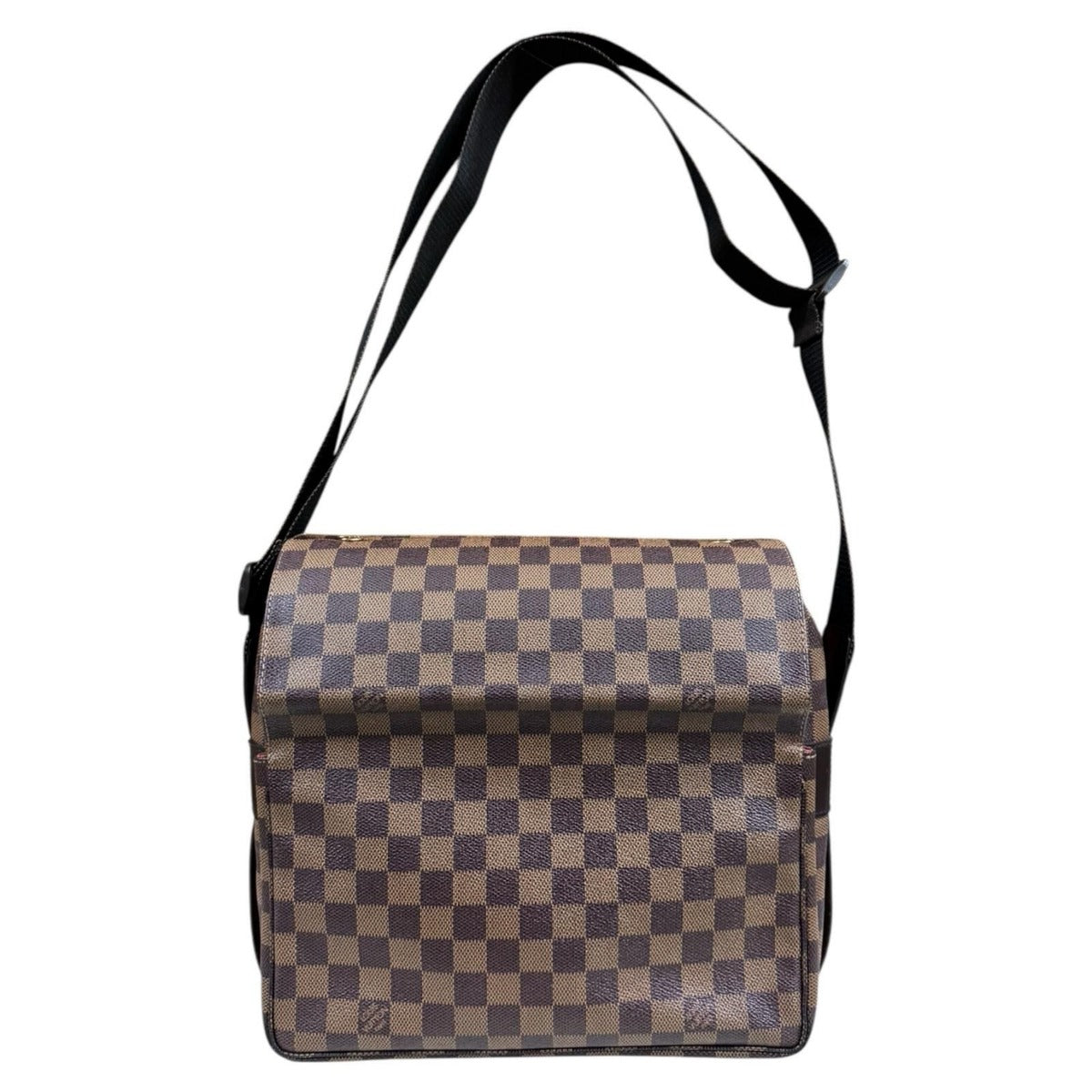 Louis Vuitton Naviglio Damier Shoulder Bag Canvas Brown — view 3