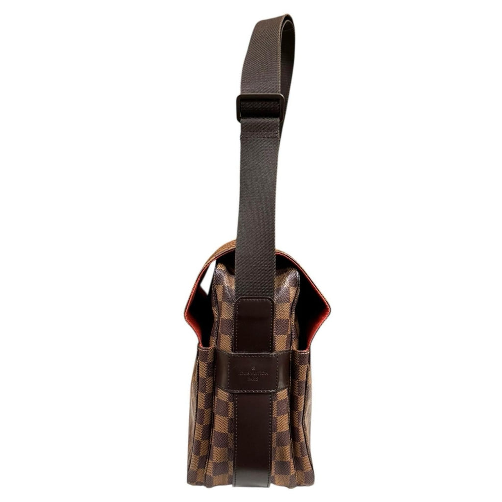 Louis Vuitton Naviglio Damier Shoulder Bag Canvas Brown — view 4