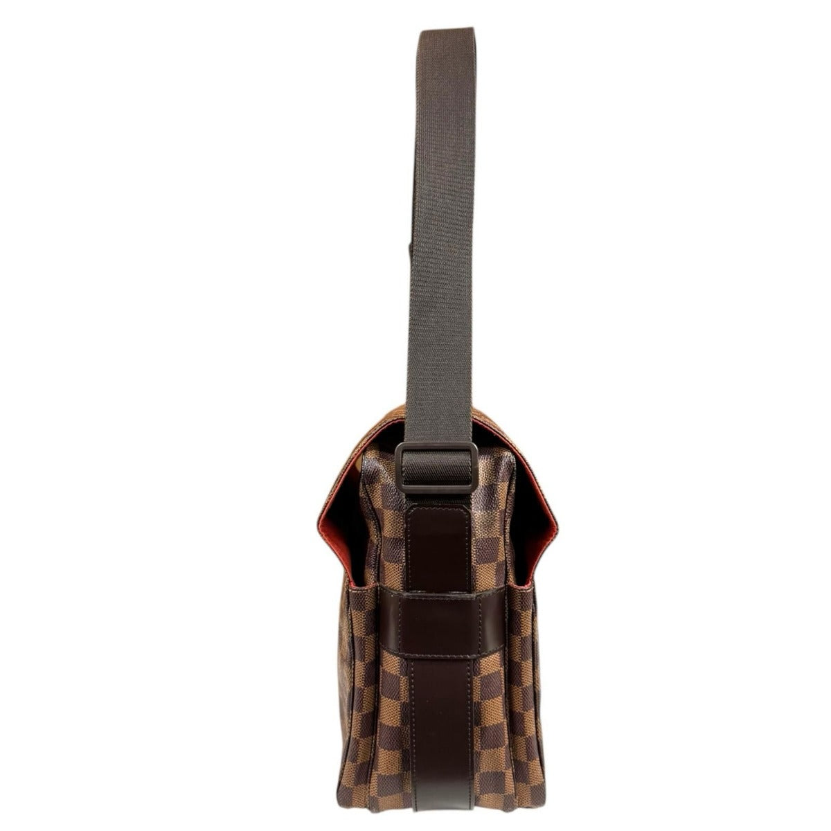 Louis Vuitton Naviglio Damier Shoulder Bag Canvas Brown — view 5