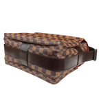 Louis Vuitton Naviglio Damier Shoulder Bag Canvas Brown — view 6