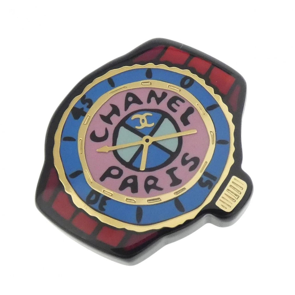 Chanel Pin Brooch Red