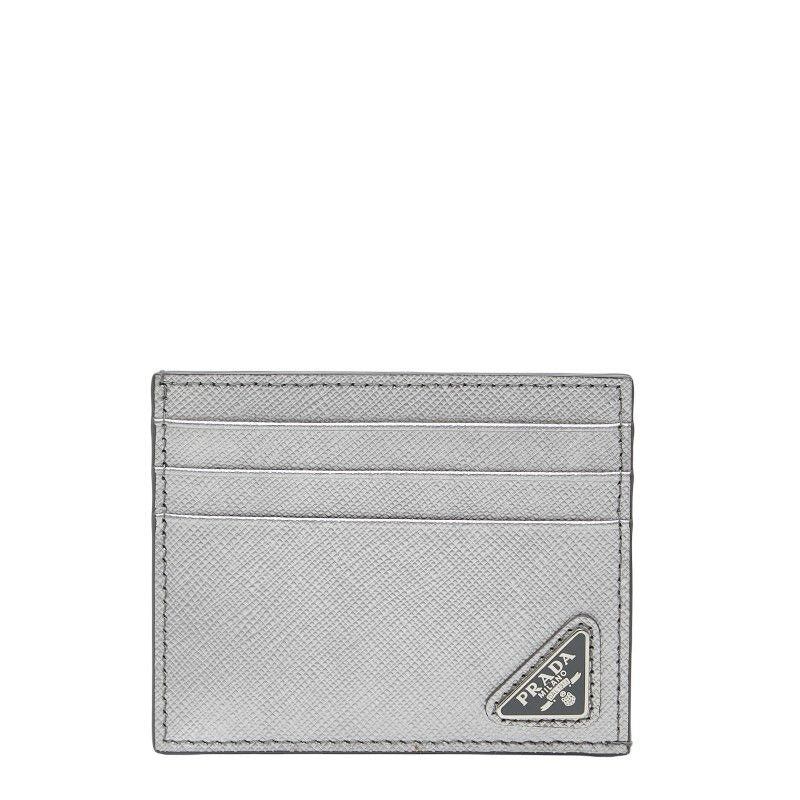 Prada Silver Leather