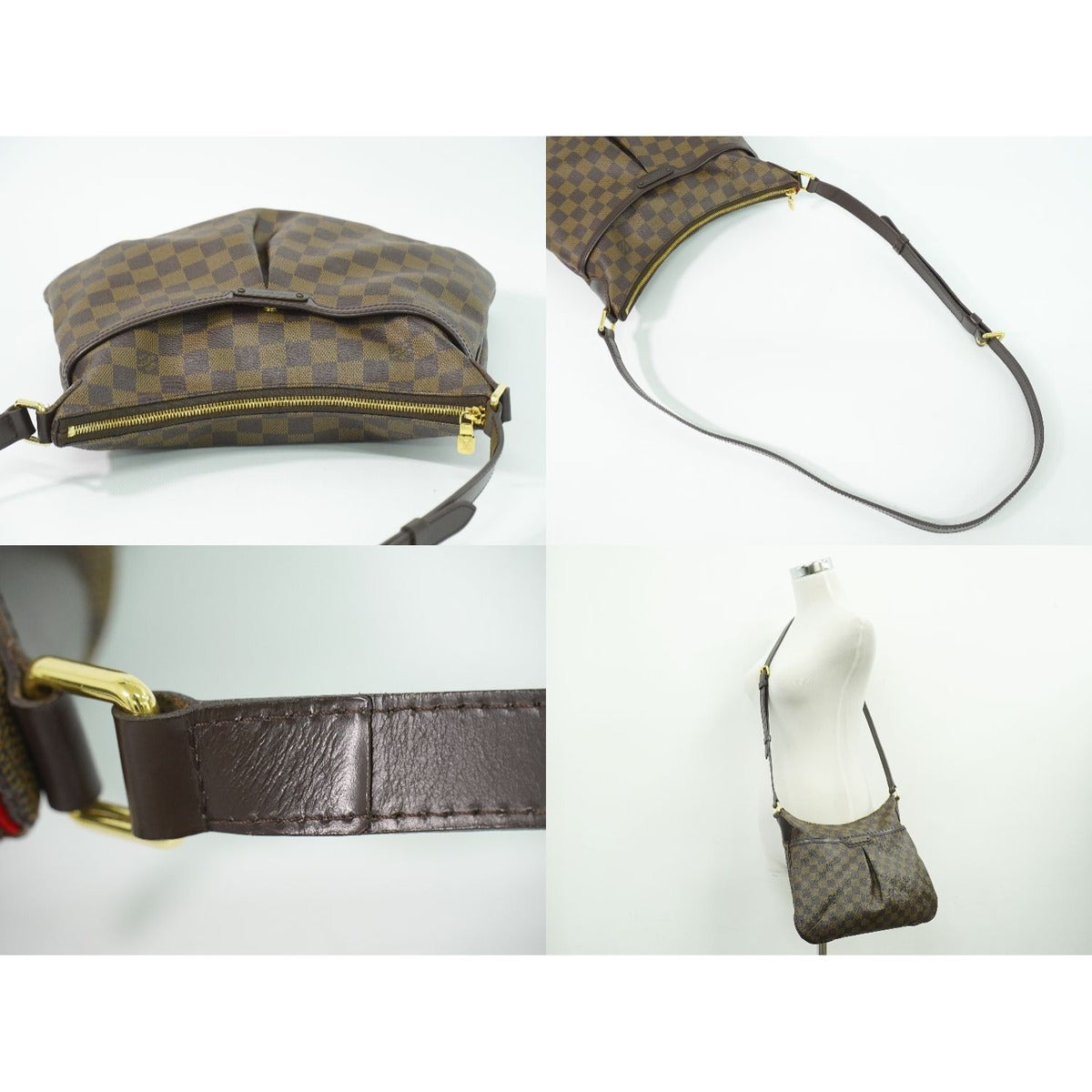 Louis Vuitton LV Blue Msbury PM Damier Ebene Shoulder Bag Pochette — view 6