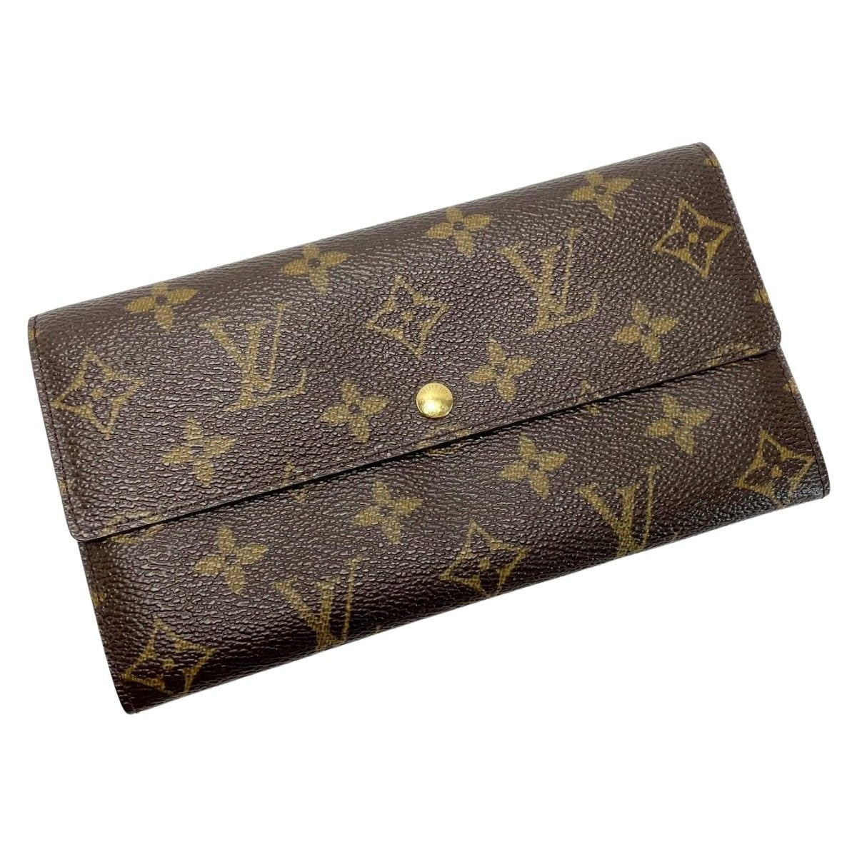 Louis Vuitton Monogram Pochette Porte Monnaie Credit Long Wallet