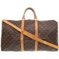 Louis Vuitton Keepall Bandouliere 55 Monogram Boston Bag