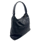 Chanel Limited Double Stitch CC Logo Hobo Random Lambskin Black Shoulder — view 2