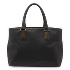 Bottega Veneta Marco Polo Tote Bag Leather Dark Brown Black
