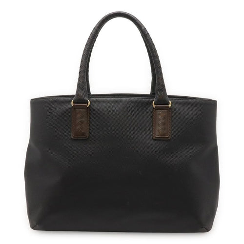 Bottega Veneta Marco Polo Tote Bag Leather Dark Brown Black