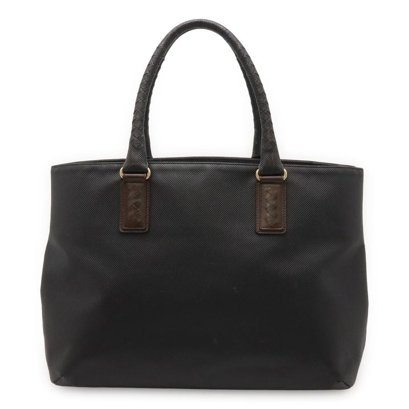 Bottega Veneta Marco Polo Tote Bag Leather Dark Brown Black — view 2