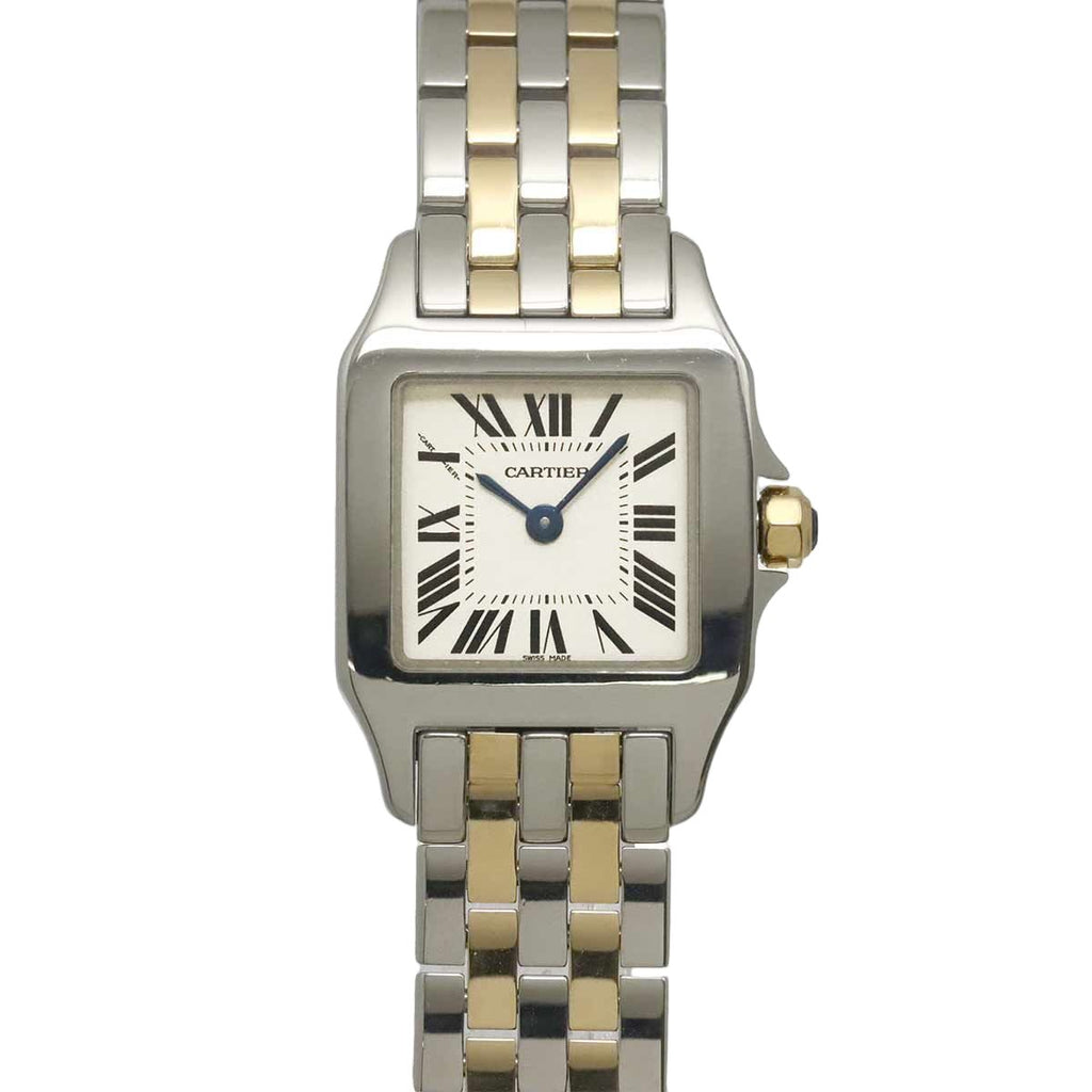 Cartier Santos Demoiselle SM Watch Ivory YG Quartz