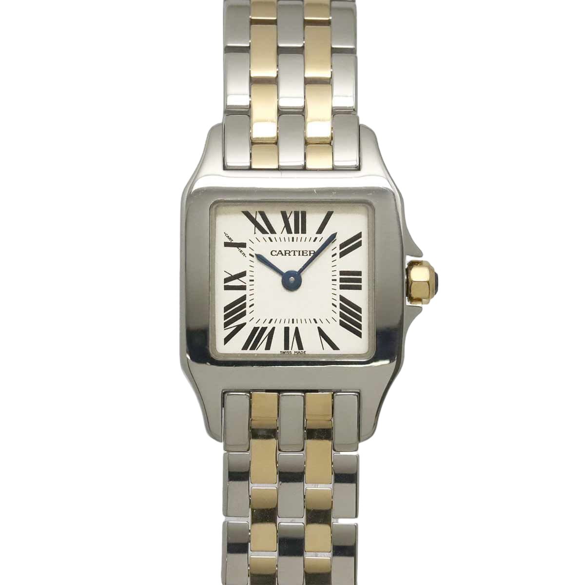 Cartier Santos Demoiselle SM Watch Ivory YG Quartz