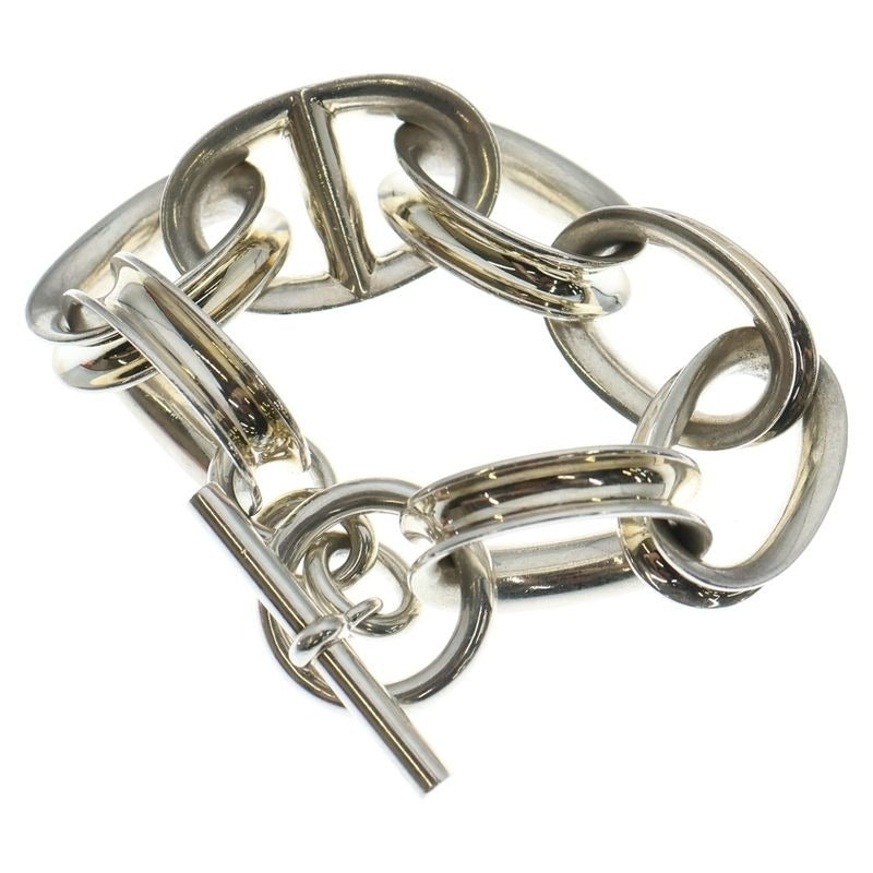 Hermes Reponse Silver Bracelet