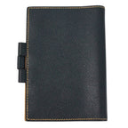 Hermes Agenda GM Leather Yellow Navy Notebook Cover Silver — view 2