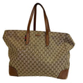 Gucci Tote Canvas Brown