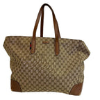 Gucci Tote Canvas Brown