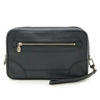 Louis Vuitton Taiga Pavel Second Bag Clutch Leather Ardoise Black Silver