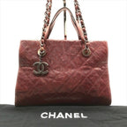Chanel CC Logo Caviar Leather Vintage 2-Way Bag Gold Bag