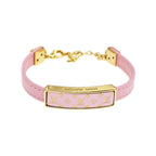 Louis Vuitton Bracelet Nanogram Enamel M8803 Z Pink Gdhardware Accessorie — view 2