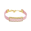 Louis Vuitton Bracelet Nanogram Enamel M8803 Z Pink Gdhardware Accessorie