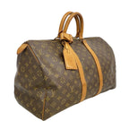 Louis Vuitton Boston Bag Monogram Keepall 45 Brown — view 2