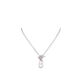 Hermes Chaine D'ancre Amulet Silver Necklace