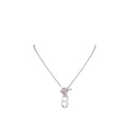 Hermes Chaine D'ancre Amulet Silver Necklace