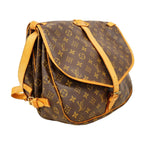 Louis Vuitton Shoulder Bag Monogram Saumur 35 Brown — view 2