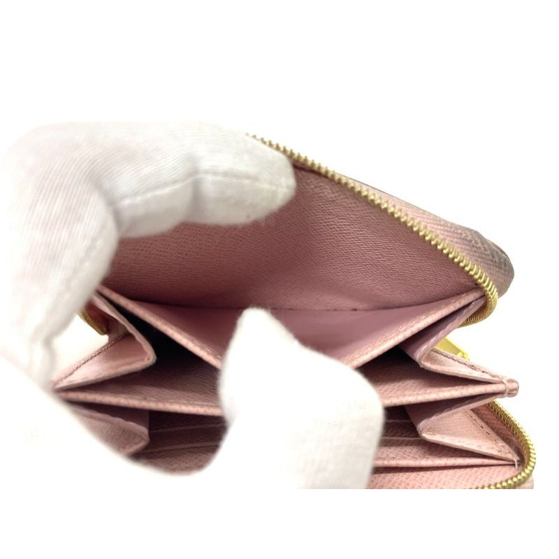 Louis Vuitton Damier Azur Zippy Coin Purse Case Ivory — view 7