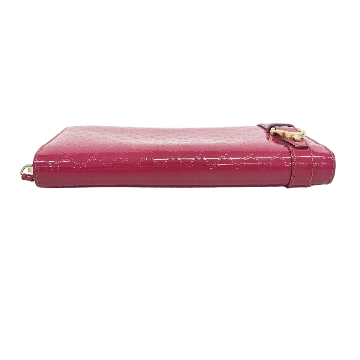 Gucci Wallet Micro GG Enamel Pink Gold — view 2