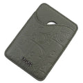 Christian Dior 2 flg Saddle Logo Magnet Gravity Leather Card Holder Case