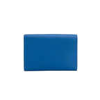 Louis Vuitton Box Portefeuille Lock Mini Leather Trifold Wallet Blue — view 2