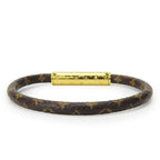 Louis Vuitton Bracelet Confidential M8274 F Monogram Metal Brown — view 4