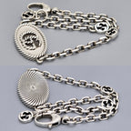 Gucci GG Marmont Bracelet 18 Interlocking Charm Star Ring Silver Oxidized — view 5