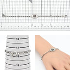 Gucci GG Marmont Bracelet 18 Interlocking Charm Star Ring Silver Oxidized — view 8