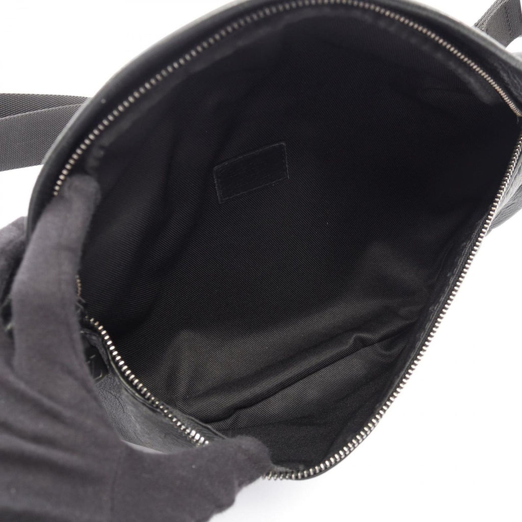 Louis Vuitton Waist Bag Discovery PM Noir Black Leather — view 3